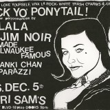 Original Illustration for a Check Yo' Ponytail Flyer